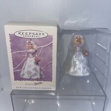 Barbie Springtime Hallmark Keepsake Christmas Tree Ornament Collector Series MIB picture