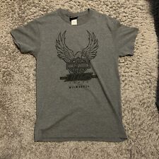 HARLEY-DAVIDSON T-Shirt, Gray Graphics Men's Sz Small picture