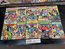 Inhumans 1-12 Incomplete Set Marvel 1975 picture