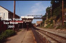 35mm slide Staunton, Virginia Train Station - 2001 picture