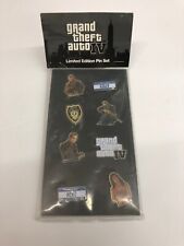 Grand Theft Auto IV Limited Edition Pin Set. Rare-Eight In Total-Sealed Set picture