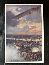 Zeppelin Over German City / Germany 1915  picture