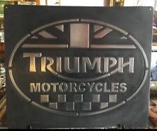 vintage Triumph sign picture