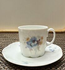 Vintage Classic Rose (Blue) Rosenthal Demitasse Tea Cup & Saucer Set picture