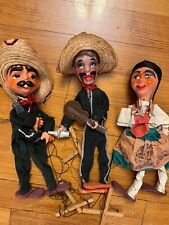 Vintage  1970s  Three Marionettes/puppets  From Mexico picture
