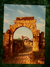 Vintage 1960s Postcard of Libya - Unused - Leptis Magna Ruins picture