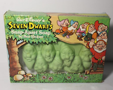 1980s Old Vintage Walt Disney Snow White And The Seven Dwarfs Bath Soap Set Box picture