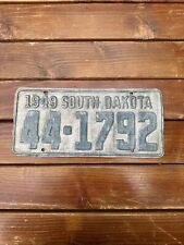 1949 South Dakota License Plate picture