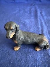 Black and Brown Dachshund Dog Figurine Resin Dog picture