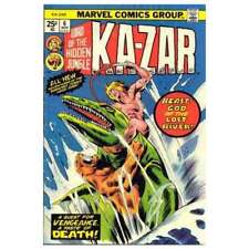 Ka-Zar #6  - 1974 series Marvel comics VF minus Full description below [s@ picture