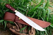 Custom Made Forged Spring Steel Edwin Forest BOWIE Replica W/Burgundy Micarta picture