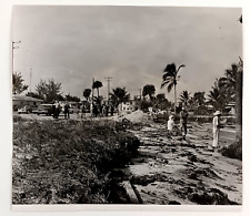 1960s St Lucie FL Beach Erosion Fishermen County Commissioners VTG Press Photo picture