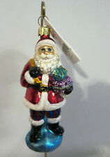 Christopher Radko Petite Santa Joy/Sack/Gifts/Presents Christmas Ornament, NEW picture