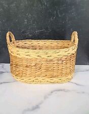 Vintage Handled Woven Basket picture
