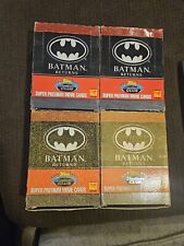 X4 1992 Topps Stadium Club Batman Returns Trading Cards Boxes 144 Unopened Packs picture