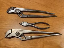Vintage Early VACUUM GRIP #9 & #97 Pliers + CHANNELLOCK/CHAMPION Pliers #420 USA picture