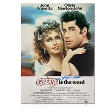 John Travolta Signed Grease Film Poster picture