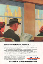 Budd Company Print Ad Transportation Train Mfr Passenger Rail Car Vintage 1952 picture