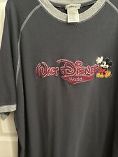 Vintage Walt Disney World T Shirt Unisex 2XL Mickey Mouse Embroidered Measure picture
