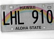 HAWAII passenger license plate 