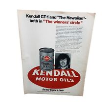 1973 Kendall Oil Roland Leong Hawaiian Original Print Ad Vintage picture