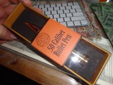 Never Used Brass Big Shot 50 Caliber Bullet Pen with nice box picture