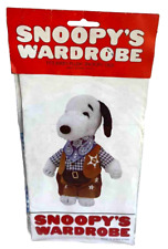 Peanuts Snoopy’s Wardrobe COWBOY OUTFIT for Baby Plush Snoopy MIP #0821 picture