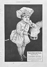 1895 Ad Franco-American Food Co NY, NY Clean Honest Appetizing Soups picture