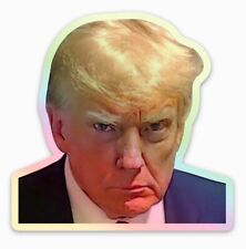 Donald Trump Holographic Sticker 3 X 3 picture