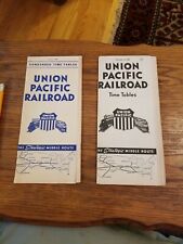 2 - 1946 UNION PACIFIC Railroad Timetables - 2/15/1946 and 6/2/1946 picture