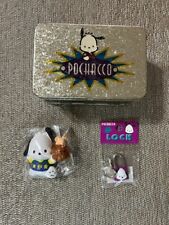 Sanrio Vintage Pochacco Lot  - Purple lock W/ Keys, Magnet and Tin box picture