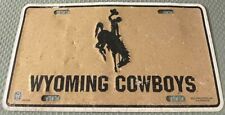 Wyoming Cowboys Booster License Plate picture