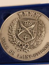 French Medal Ville DE Saint Etienne Lyon Dardilly Original Box picture
