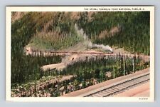 Yoho National Park-British Columbia, Spiral Tunnels, Antique Vintage Postcard picture