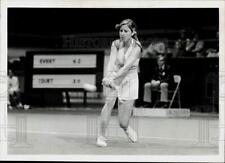 1975 Press Photo Chris Evert hits tennis ball in tournament play. - hpx10465 picture