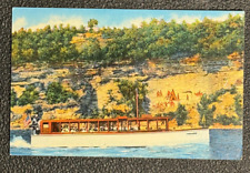 Stroller Passing Painted Rock On Seneca Lake Watkins Glen NY Postcard picture