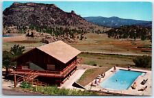 Postcard - Swimming Pool, Estes Park Chalet, Estes Park, Colorado picture