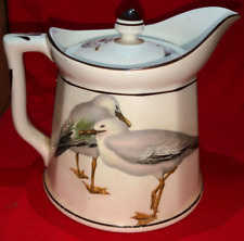 Rare Find Antique SEMI PORCELAIN tea pot pitcher, Signed SMITH & PHILLIPS picture