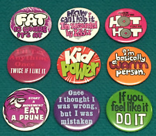1970s Vintage : SAY IT WITH BUTTONS 