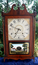 Antique Circa 1815-1820 Chauncy Ives Pillar & Scroll Mantle Clock - Must See picture