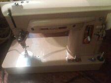 Vintage #404 Singer 1959 Heavy Duty Sewing Machine Tested Working W/ Cord & Case picture