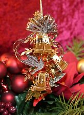 Baldwin 3D Stacked Bells 14k Gold over Brass 77052.010 Boxed picture