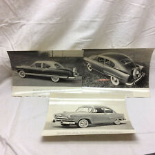 3 Vintage Advertising Photographs Cars 1952 Kaiser Model Henry J Corsair picture