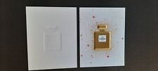 CHANEL N° 5 Christmas 2021 Embossed Gold Perfume Card (bis) picture