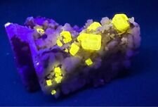 182 CT Rare Fluorescent Pinkish Apatite Crystals On Feldspar Matrix From @PAK picture