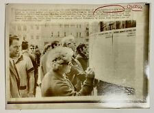 1968 Czech Citizens Open Letter Soviet Communists Vintage Press Wirephoto CTK picture