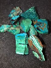Multi Piece 70g Chrysocolla Azurite Mineral Specimen Blue Malachite Chessylite picture