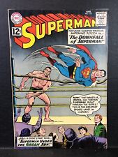 Superman #155 Nice Unrestored Silver Age Superhero Vintage DC Comic 1962 FN picture