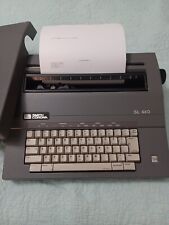 Working Vintage Smith Corona Electric Portable Typewriter Model #SL460 w/Cover  picture
