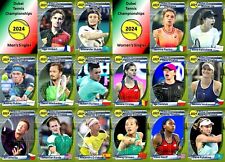2024 Dubai Tennis Championship Trading Cards Umbert Bublik Paolini Kalinskaya picture